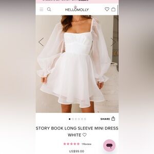 HELLO MOLLY Story Book SHORT SLEEVE dress